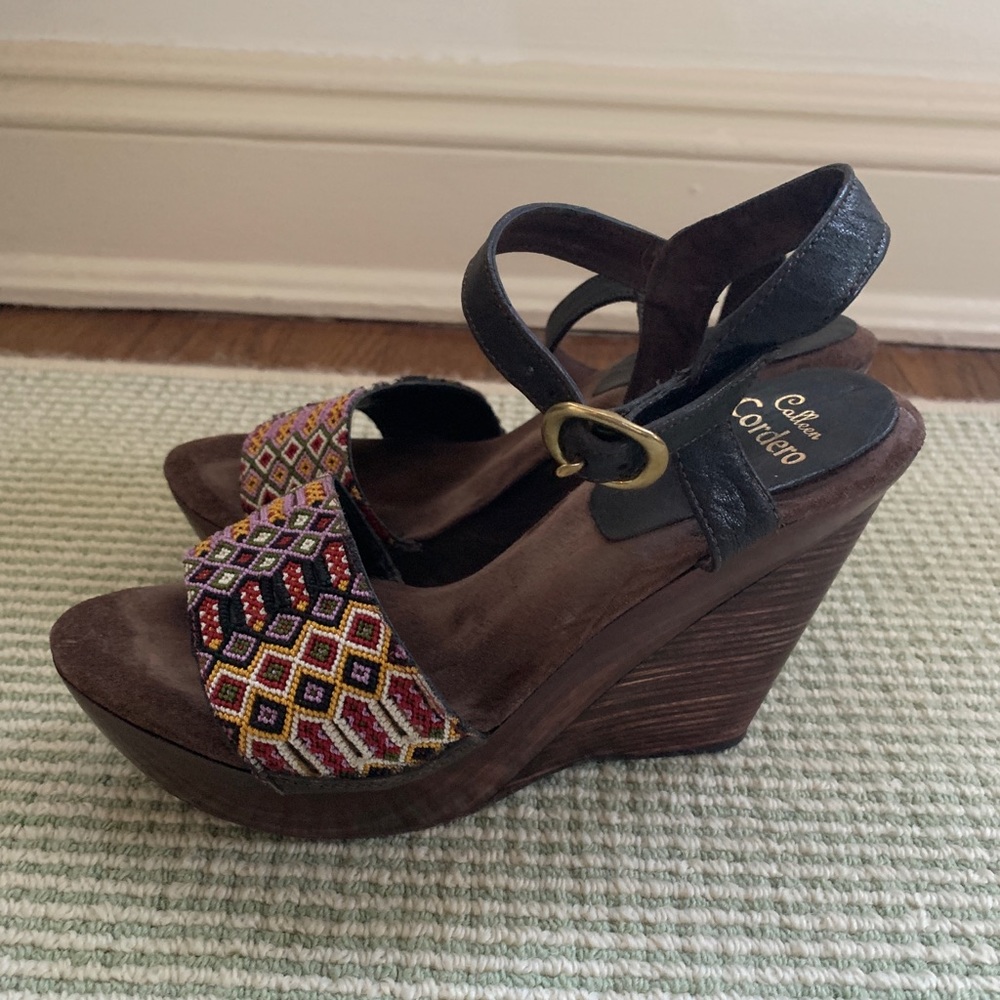 Hand rafted comfortable boho chic wedges